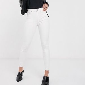 Topshop Moto Jamie High Waist Ankle Grazers